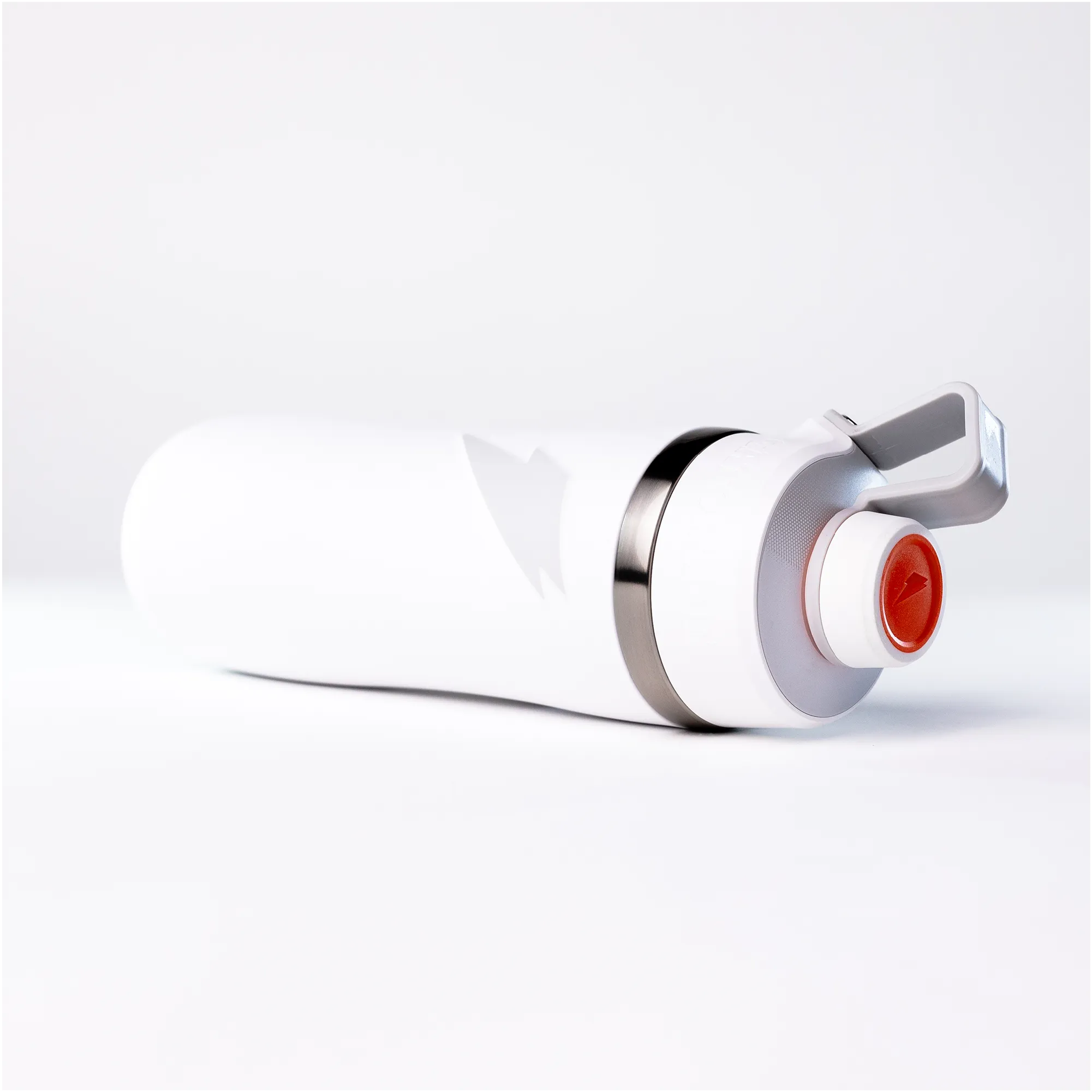 Stainless Steel Overtime Bottle Screw Cap - White