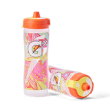 Gx Patterned Water Bottle - Marble Yellow