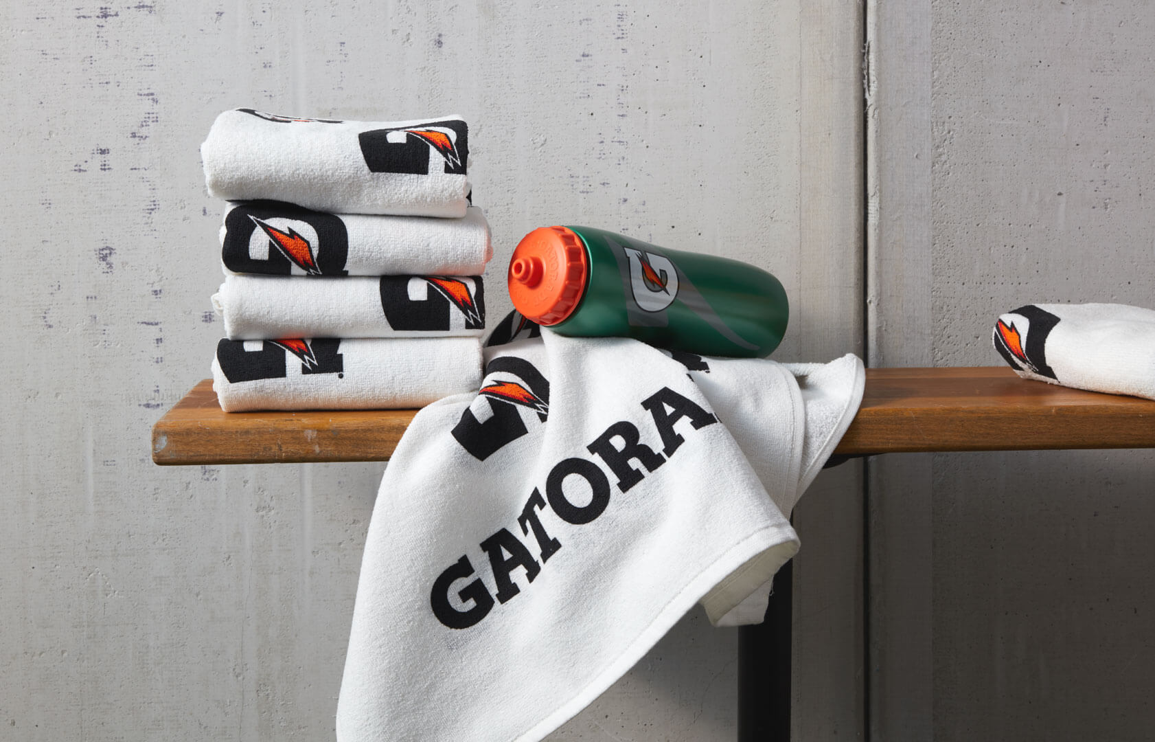 Gatorade Towel & Bottle